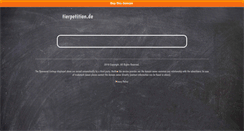 Desktop Screenshot of pfopo.tierpetition.de