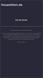 Mobile Screenshot of pfopo.tierpetition.de
